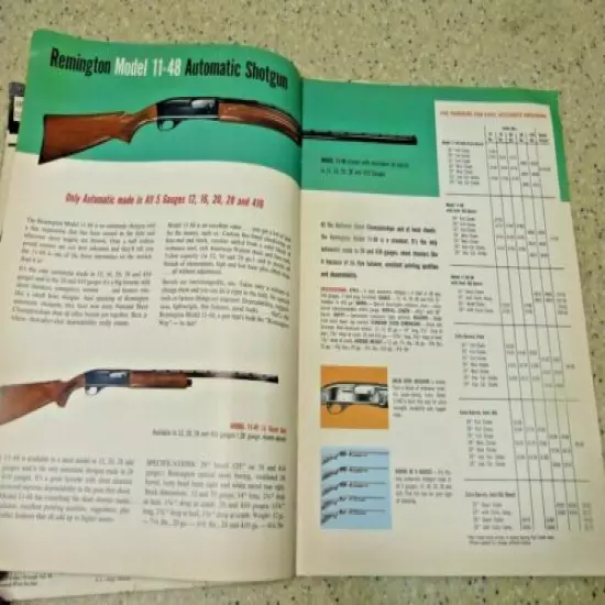 Vintage Remington and Winchester Product Brochures, 1960's.