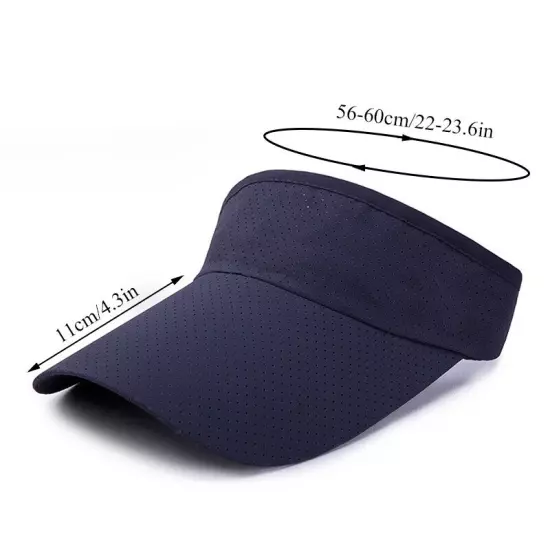 Sun Visor Adjustable Sports Hat Tennis Golf Headband Cap Women Men Visor