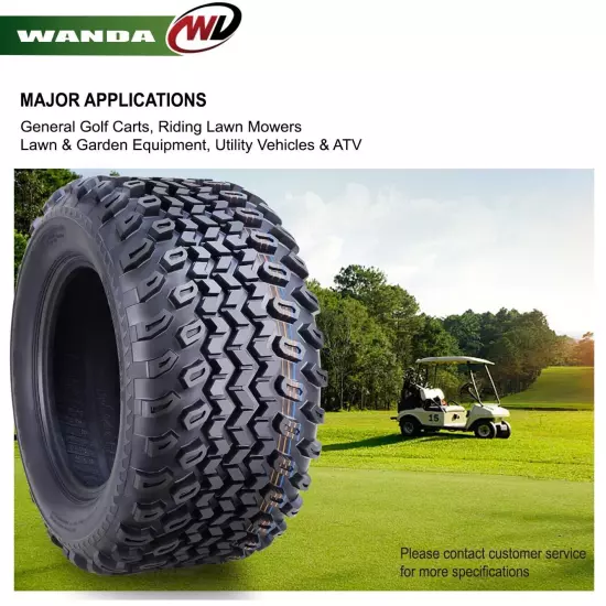 WANDA 20X10-12 Golf Cart ATV Tires 4 Ply 20X10x12 -Set 4 -14051