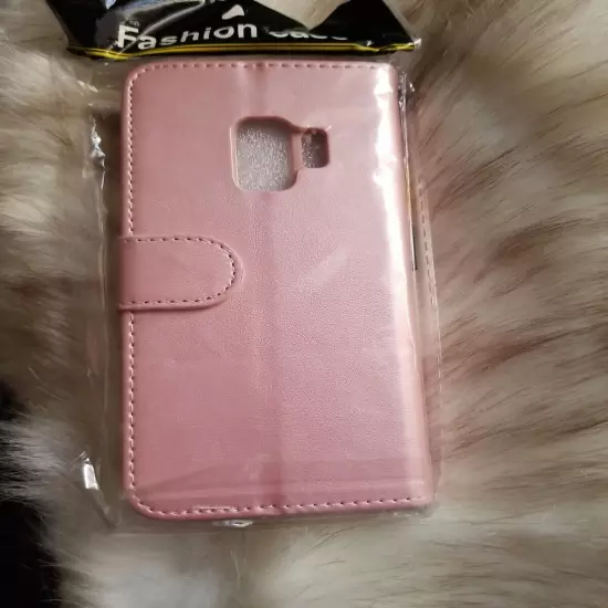 Fashion Case wallet compatible with galaxy Cover S9/G960 pink Gold Women's 