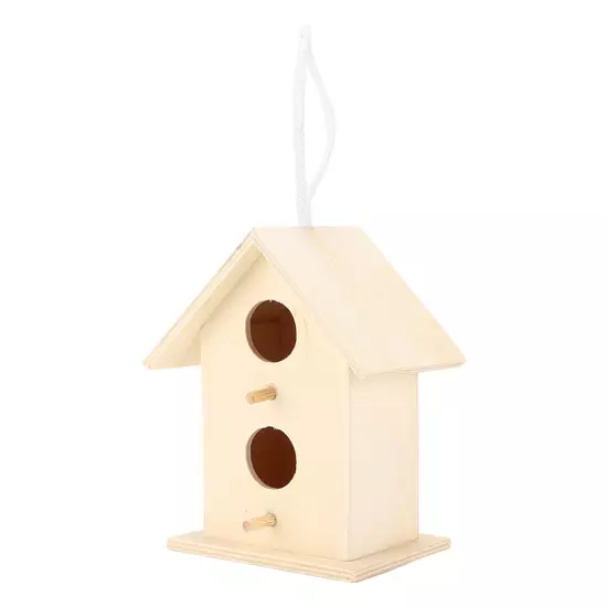 Innovative Wooden Birdhouse Natural And Safe DIY Wooden Small Birdhouse