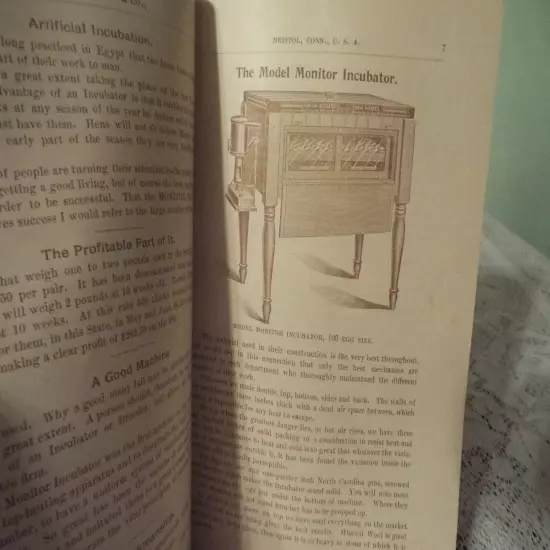 ANTIQUE LATE 1800'S MONITOR EGG INCUBATOR 78 PAGE CATALOG 