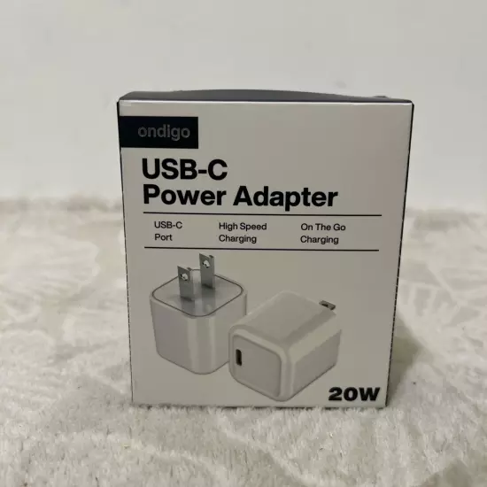 Ondigo USB-C Power Adapter 20W NIB