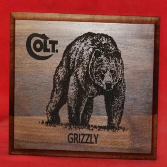 Colt Firearms Grizzly Plaque 