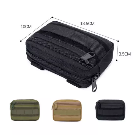 MOLLE Outdoor Tactical Military Magazine Pouches Waist Pack Bag Storage Carrier