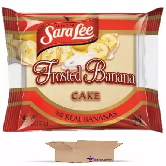 Cakes by Sara Lee | Frosted Banana | 2.25 Ounce | Pack of 12