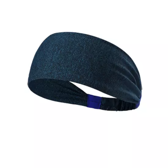 Sports Headband for Men Women Moisture Wicking Sweat Band Elastic Wide Hair Band