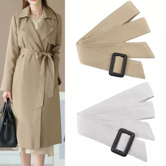 Lady Coat Waist Belt Waistband Buckle Replacement for Decorated Trench Overcoat 