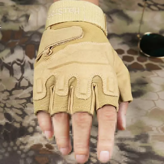 Tactical Gloves Military Fingerless Gloves Motorcycle Hunting Shooting Gloves