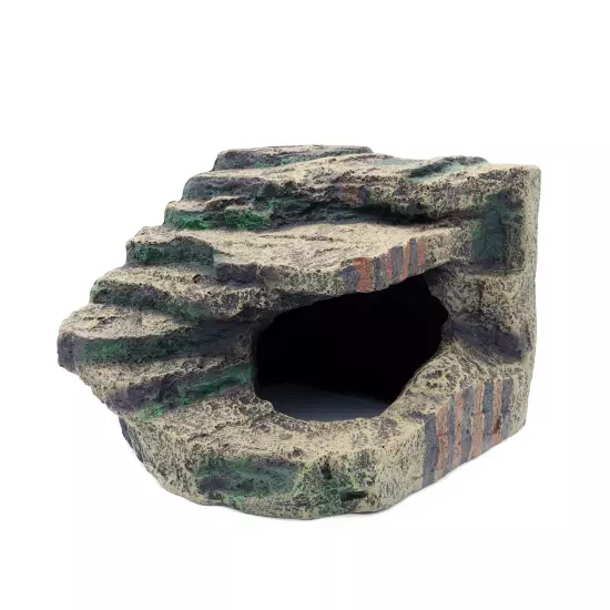 Large Resin Reptile Tank Accessories Hideouts Cave Habitat Decor for Leopard ...