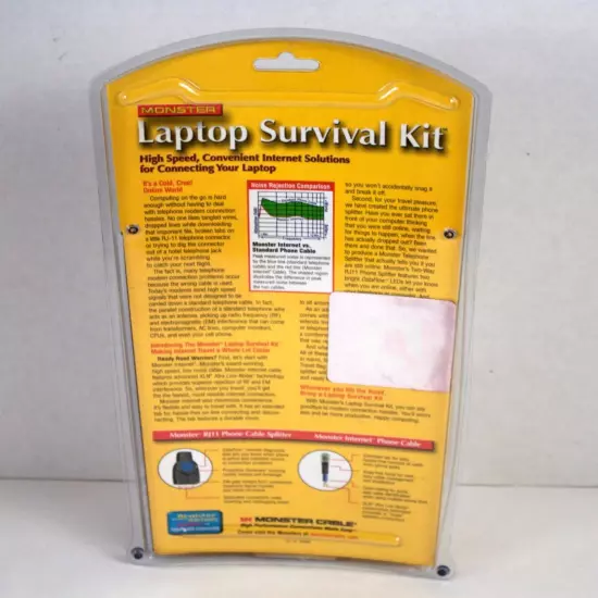 Monster Laptop Survival Kit High Performance Laptop Computer Hookup Kit