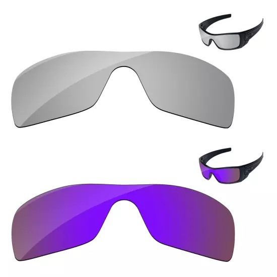 Lensology Polarized Replacement Lenses For-Oakley Batwolf OO9101 Multi-Options