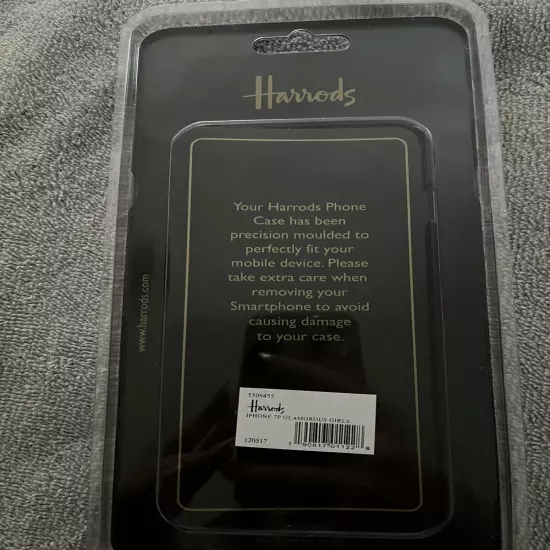 Harrods London Fashion iPhone 7 Plus/ 8 Plus Protective Phone Case BRAND NEW