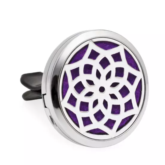 Car Diffuser Vent Clip Air Freshener Essential Oil Aroma diffuser Locket 10Pads 