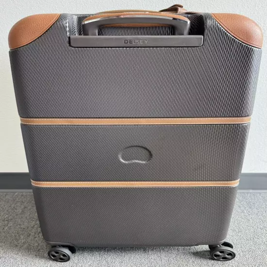 Delsey Chatelet Air 2.0 26" Check-In Spinner Trunk Suitcase Luggage, Chocolate