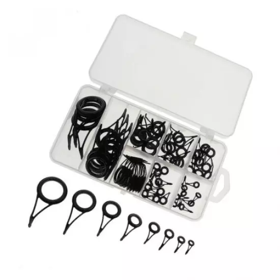 Rod Tackle Accessory Kit Fishing Rod Guide Top Ring Circle 75 Pack