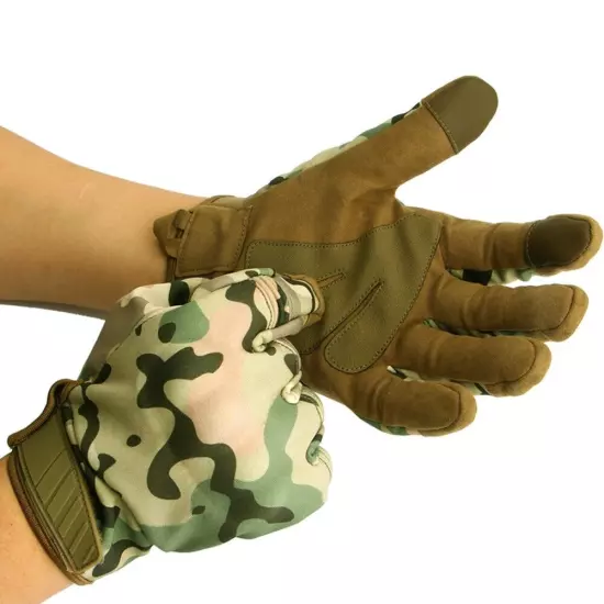 Military Tactical Full Finger Cycling Hunting Gloves Touch Screen Gear Gloves