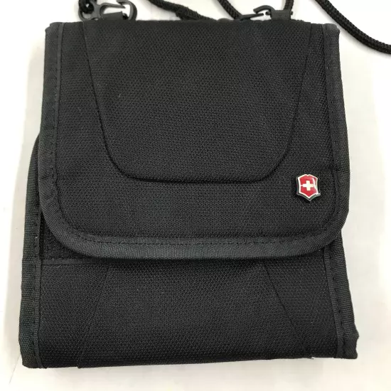 Victorinox Travel Wallet With RFID Protection Black 30 3718 21 5.5”W X 6.5”H