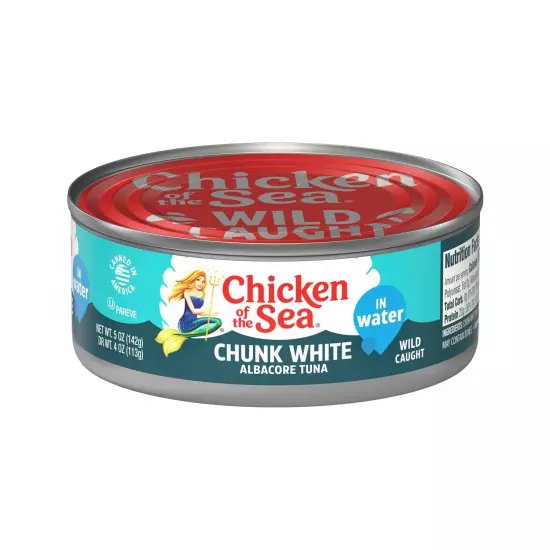 Chicken of the Sea Chunk White Albacore Tuna in Water, 5 Ounce (Pack 24) 