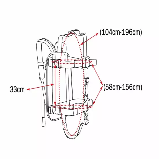 Hardcase / Carry On Trolley Luggage Backpack Conversion System Adjustable Straps