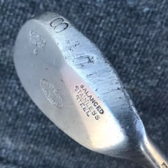 Anitque MacGregor Dayton,O. 8 Iron Paragon Niblick Neutralizer Steel Shaft