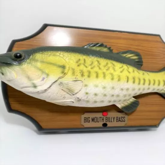 Big Mouth Billy Bass Singing Fish Gemmy Original Vintage 1999 Tested WORKS