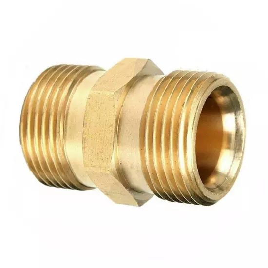 M22/15 Mm To Male Adaptor Power Pressure Washer Pump Hose Outlet For