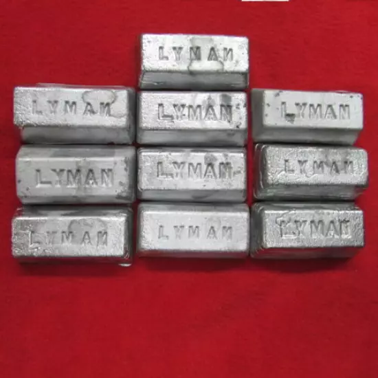 10 Lbs. Lead Ingots (Fluxed) For Casting Sinkers, Bullets, Etc.