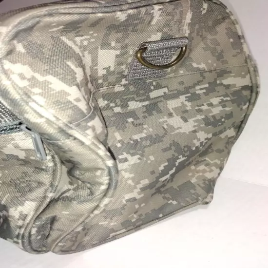 NRA Duffle Bag Gym Bag Tote National Rifle Association Green Digital Camo 20x10"