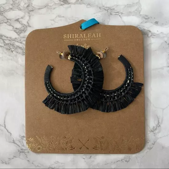 Anthropologie shiraleah ryder hoop boho earrings,$40 new