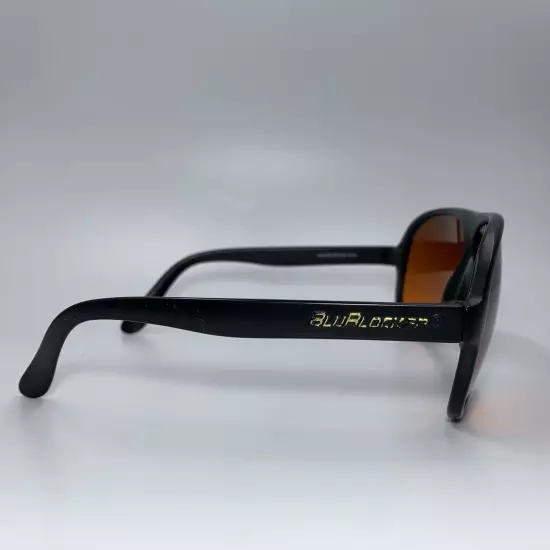 BluBlocker 2701 Sunglasses Black Gradient Dark Amber Used