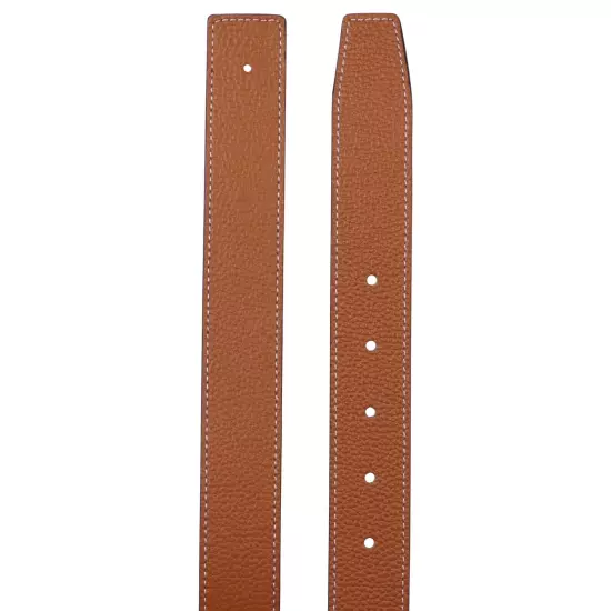 H full grain leather buckleless replacement strap for men and women 32mm wide