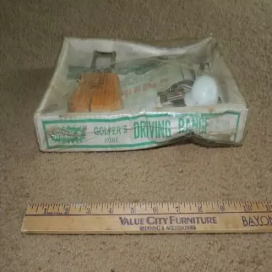 Old stock VINTAGE Wham-O Golfers Home Driving Range W/ Original Packaging 1960's