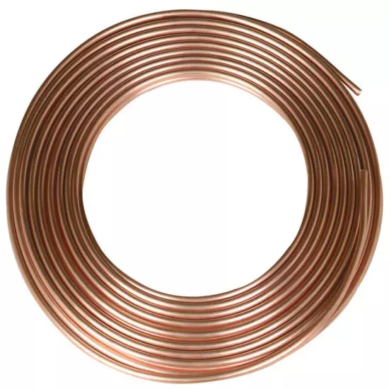 JMF Company 6363806719806 Copper Type Utility Tubing 3/8 O.D. in. x 5 L ft.