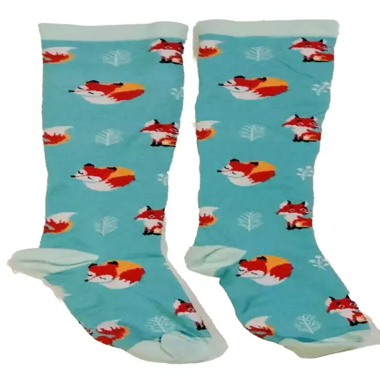 Sz L-XL Fox Print Compression Socks NEW