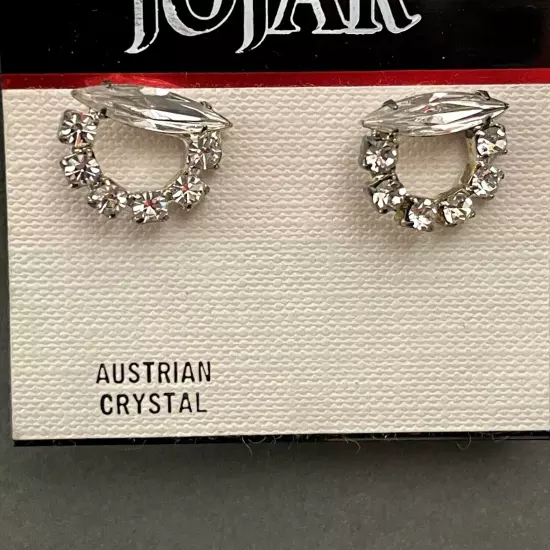 Jojak Austrian Crystal Women's Fashion Post Earrings NWOT