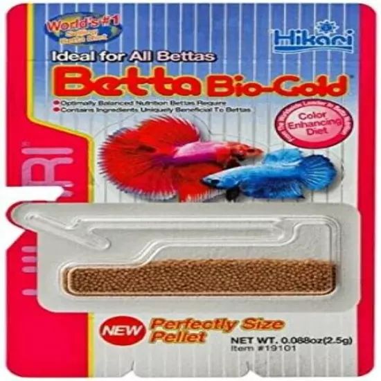 Small-Size Betta Gold Pellets for Enhanced Growth and Health - 0.24 oz Pack