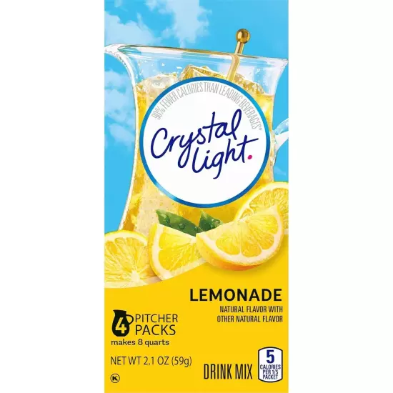 Naturally Flavored Sugar-Free Lemonade - Guilt-Free Refreshment Pack of 48