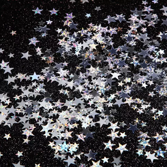 60g Star Confetti Glitter Star Table Confetti Metallic Foil Stars for Party W...