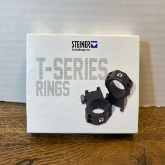 Steiner T-Series 34mm Tactical Scope Rings, LOW (0.885") Matte Black # 5964