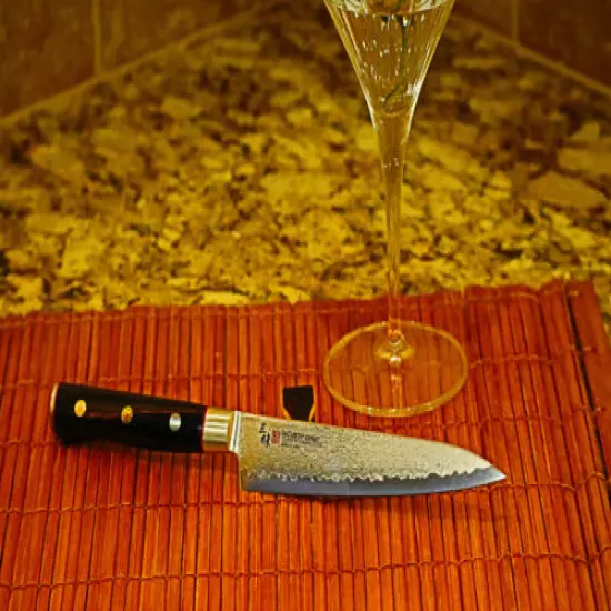 Mcusta Zanmai Seki Japan Paring 150mm Japanese Damascus Kitchen Cutlery Knife