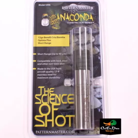 PATTERNMASTER ANACONDA SHORT RANGE CHOKE TUBE BENELLI CRIO OPTIMA PLUS