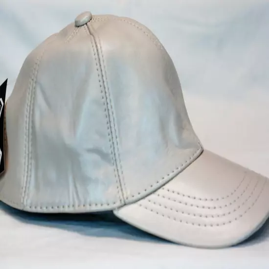 New 100% Real Genuine Lambskin Leather Baseball Cap Hat Sports Visor 40 COLORS