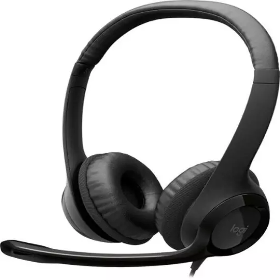 H390 Logitech Headset - Noise-Canceling Mic w/ Enhanced Digital Sound - USB A