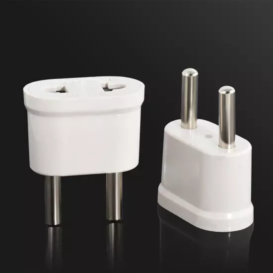 Travel Charger US USA To EU Europe Wall Charger AC Power Plugs Adapter Converter