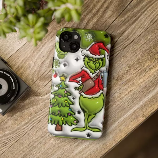 Grinch Tough Phone Cases Samsung S20 S21 S22 S23 Iphone 15 14 13 12 11