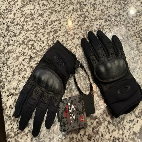 Oakley Black Factory Pilot 2.0 Gloves Size Large Tactical ☠️