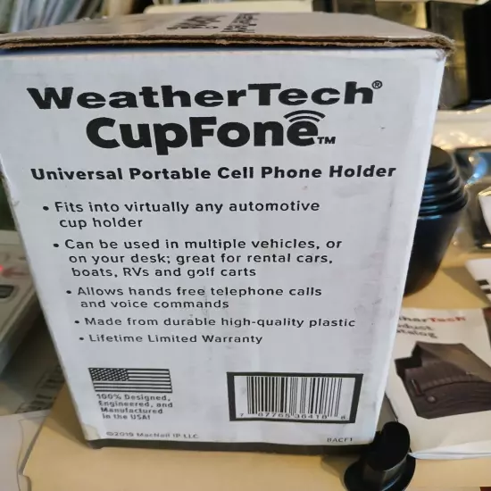 CupFone, Car Mount Adjustable Cup Holder , Weather Tech, WeatherTech