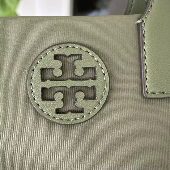 NWT Tory Burch Ella Nylon Mini Tote Crossbody Bag 146437 IN Palm Leaf