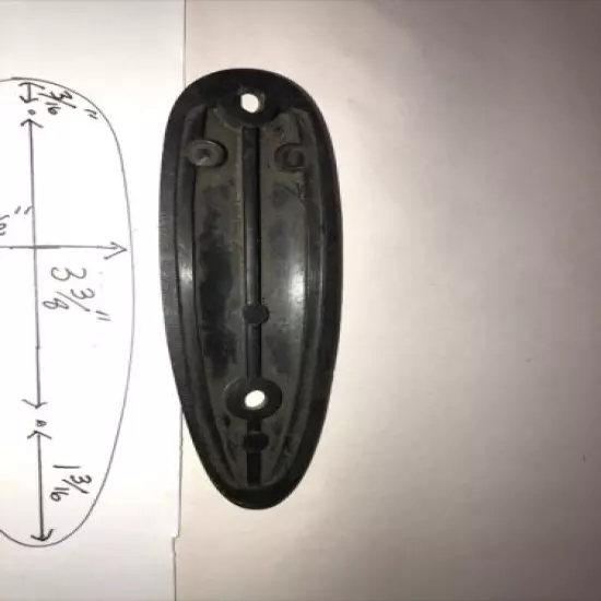 Winchester Rifle/Shotgun Flat Butt Plate-#379